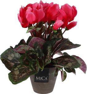 Mica Fleur artificielle Cyclamen Cyclame Ø 30 H 30 cm rose (30 cm)
