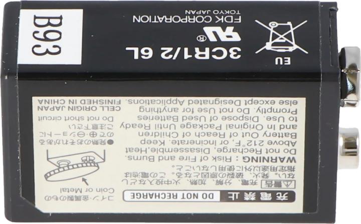 Image du produit FDK CR9V, 3CR1/2 6L (1 pcs, 9V Block, 1000 mAh)