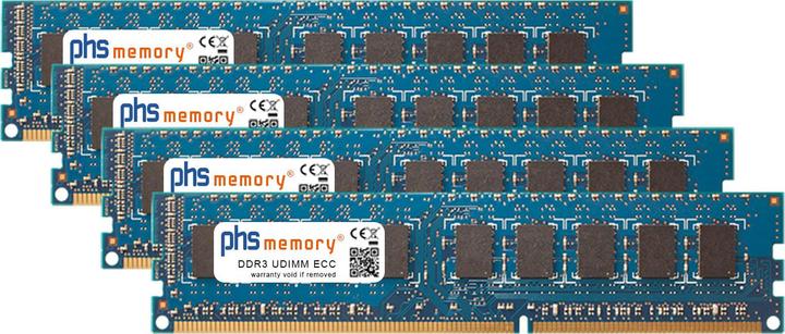 Actual product image PHS-memory 32GB (4x8GB) Kit RAM Memory for ORACLE SUN 1022G-URF DDR3 UDIMM ECC 1600MHz PC3-12800E (ORACLE SUN 1022G-URF, 4 x 8GB)