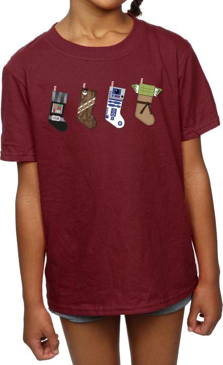 Image du produit Star Wars - T-shirt CHRISTMAS STOCKINGS - Fille (152, 158)