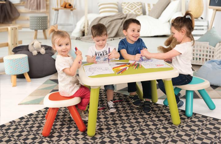 Productafbeelding Smoby Tafel, kleur lichtblauw, geel, rood, 7600880400 (Bank voor kinderen)