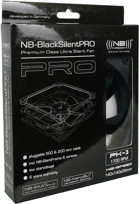 Produktbild Noiseblocker BlackSilentPro-Series PK3 (140 mm, 1 x)