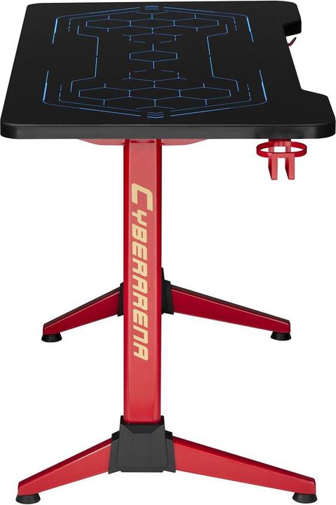 Actual product image NanoRS RGB Led game table, black, large, max. 100 kg, height 760 mm, RS163