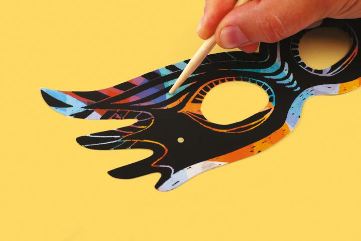 Image du produit Creative Kratz-Masken, 12 St.