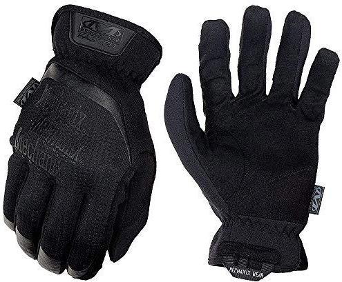 Mechanix Wear Women's gloves Mechanix FastFit® Women, black, size S. Wrinkled cuff, 0.6 mm faux leather, TrekD (S)
