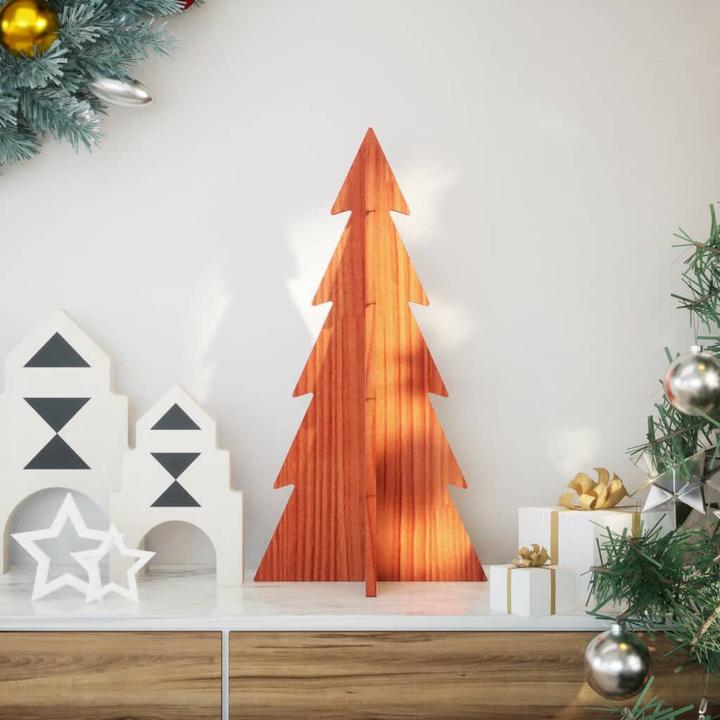 Immagine prodotto VidaXL Albero di Natale in legno Albero di Natale in legno 59,5 cm in legno massiccio di pino