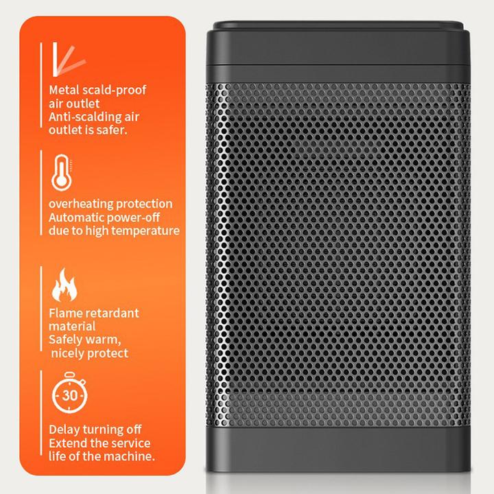 Actual product image Novidarte Speed fan heater with remote control (1500 W)