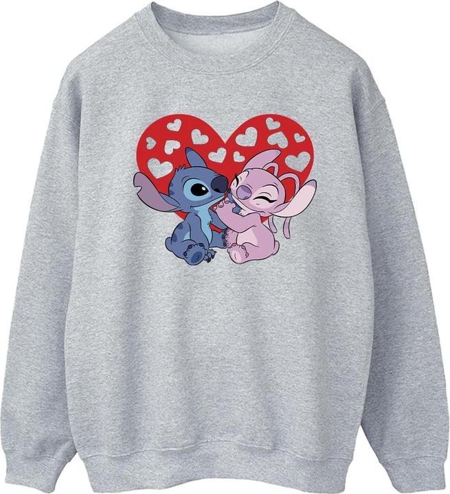 Immagine prodotto Disney Lilo & Stitch Hearts Felpa Donna (XXL)