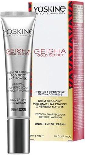 Yoskine Geisha Gold Secret Eye and Eyes Wrinkle Cream 15ml (Fluid, 15 ml, Tag + Nacht)
