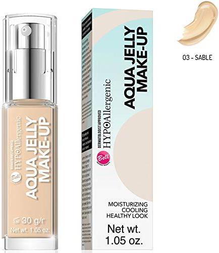 Actual product image Bell Cosmetics Aqua Jelly Make-UpHYPallergenic moisturizing and matte foundation with gel consistency 03 35ml