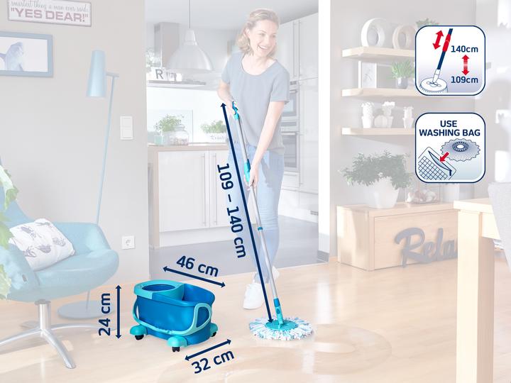 Produktbild Leifheit Set CLEAN TWIST Disc Mop Ergo Mobile (1 Stk.)