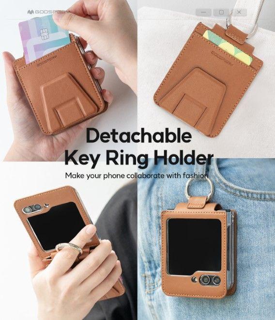 Actual product image Goospery Easy Standing Diary Series Cover (Samsung Galaxy Z Flip6)