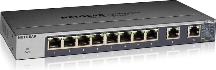 Immagine prodotto Netgear Gs110mx-100pes (10 Porti)