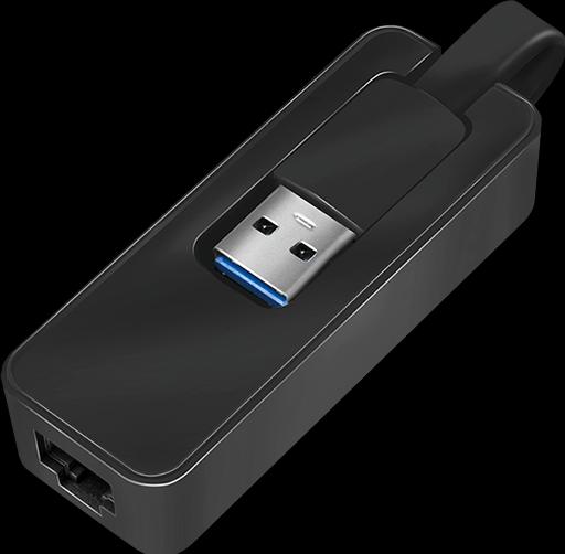 Actual product image LogiLink Gigabit adapter (USB, RJ45 (1x))