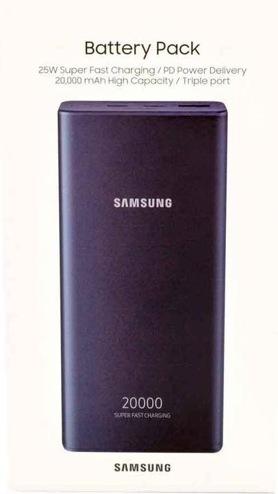 Immagine prodotto Samsung EB-P5300XJ (20000 mAh, 25 W, 74 Wh)
