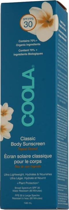 Actual product image Coola Suncare Classic Lotion Tropical Coconut (Sun cream face, SPF 30, 148 ml, 148 g)