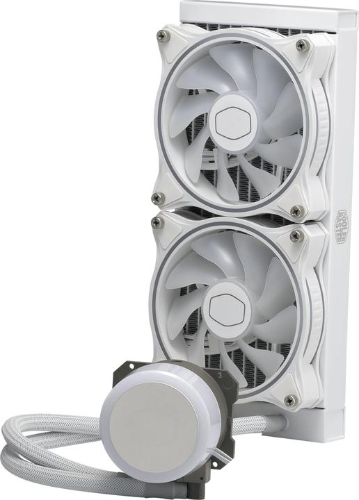 Actual product image Cooler Master MasterLiquid ML240 ILLUSION White Edition