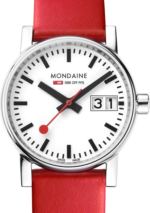Immagine prodotto Mondaine Swiss Railways Evo2 (Orologio da polso analogico, Fatto in Svizzera, 30 mm)