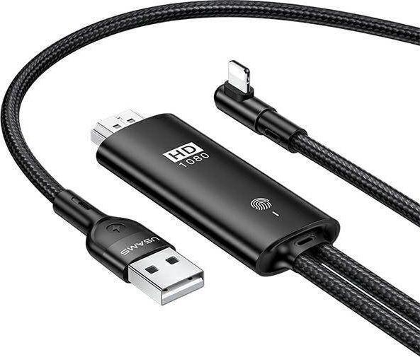 Produktbild Usams Lightning - Lightning USB cable, 2 m black (SJ442HD01) (2 m)
