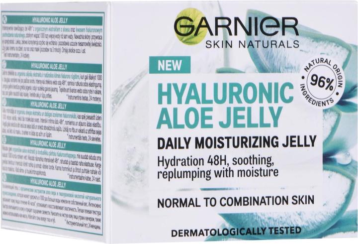 Immagine prodotto Garnier Gel idratante alla gelatina di aloe ialuronica per pelli normali/miste 50ml (50 ml, Gel viso)