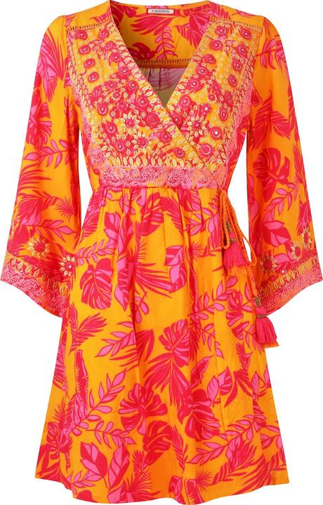 Immagine prodotto Joe Browns Embroidered Neckline Vibrant Print Tunic Dress (44)