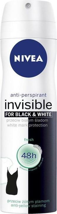 Immagine prodotto NIVEA Niveaack &White Invisible Fresh Antitraspirante 48H 150Ml (Getto vaporizzato, 150 ml)