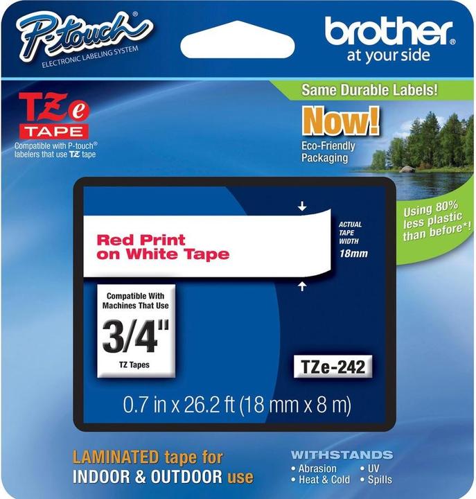 Immagine prodotto Brother P-Touch (1.80 cm, Rosso)