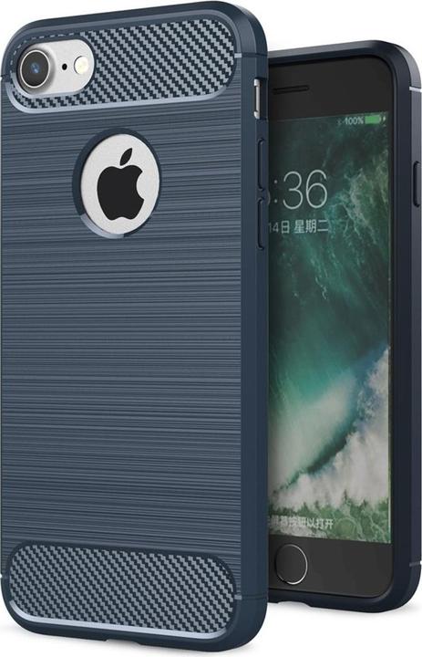 Produktbild König Design Apple iPhone 7 Hülle Case Handy Cover Schutz Tasche Schutzhülle Bumper Etui Blau (Apple iPhone 7)