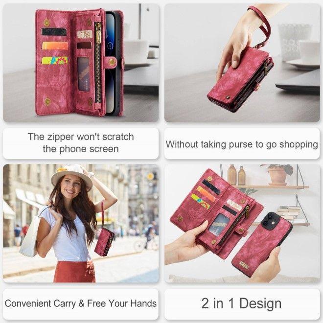 Produktbild Caseme Leder Portemonnaie mit Plastik Hülle (Apple iPhone 12, Apple iPhone 12 Pro)