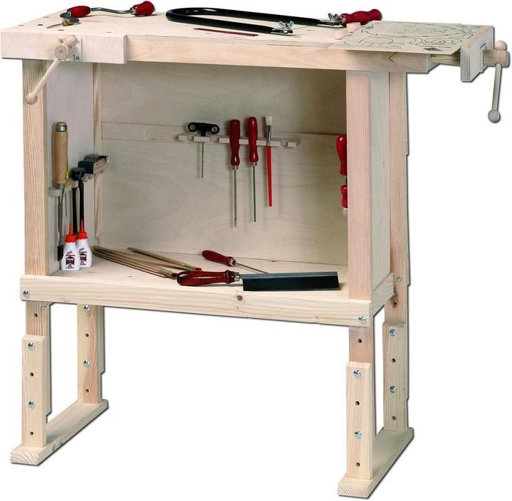 Actual product image Pebaro wooden workbench (30 cm, 77 cm)