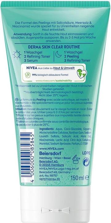 Immagine prodotto NIVEA Derma Skin Clear (Gel, 150 ml)