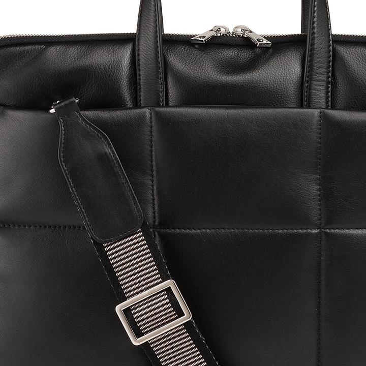 Actual product image Dudu Togean laptop bag leather 36 cm
