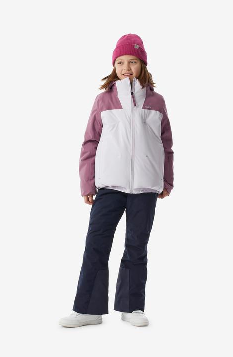 Image du produit Wedze Veste de ski enfants matelassée chaude imperméable - Piste 500 rose (128)