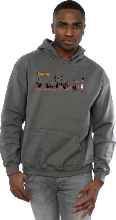 Immagine prodotto Looney Tunes Daffy Duck Colour Code Felpa con Cappuccio Uomo (L)