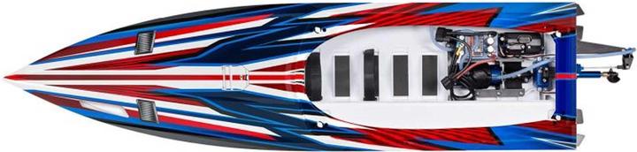Image du produit Traxxas BOAT SPARTAN SR 1037mm 1:10 EP RTR RED TQi 2.4GHz SANS chargeur et SANS accu