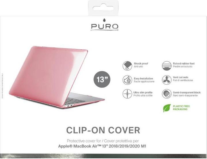 Actual product image Puro Clip on case for MACBOOK Air 13 "(M1 2021/2020/2018), pink (13", Apple)