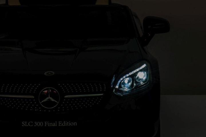 Produktbild Lean Toys Double electric car for children Mercedes SLC 300, black