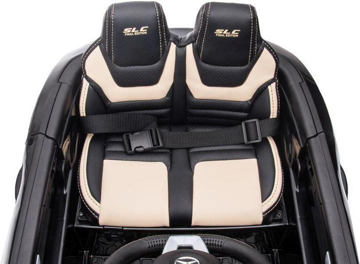 Produktbild Lean Toys Double electric car for children Mercedes SLC 300, black