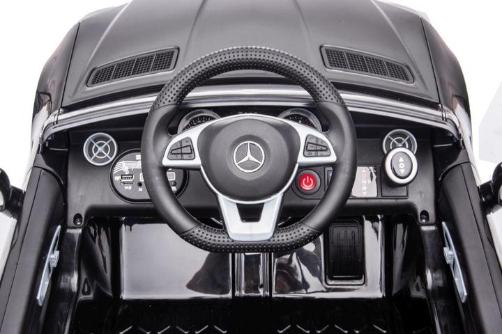 Produktbild Lean Toys Double electric car for children Mercedes SLC 300, black