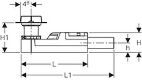 Produktbild Geberit Rohbauset für Duschrinnen (395 mm)