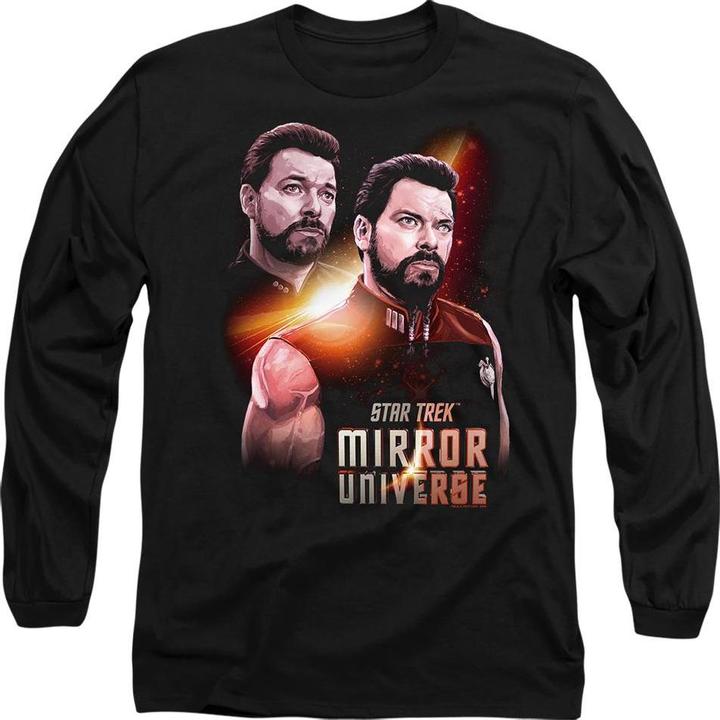 Actual product image Unisex Adult Mirror Riker T-Shirt (XL)