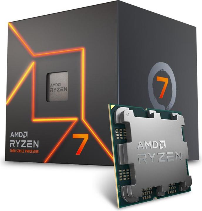 Actual product image AMD Ryzen 7 7700 (AM5, 3.80 GHz, 8 -Core)