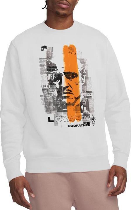 Actual product image The Godfather Unisex Adult Don Vito Corleone Newspaper Strip Sweatshirt (M)