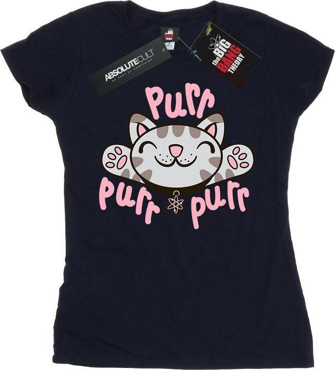 Actual product image Big Bang Theory Womens/Ladies Soft Kitty Purr Cotton T-Shirt (XXL)