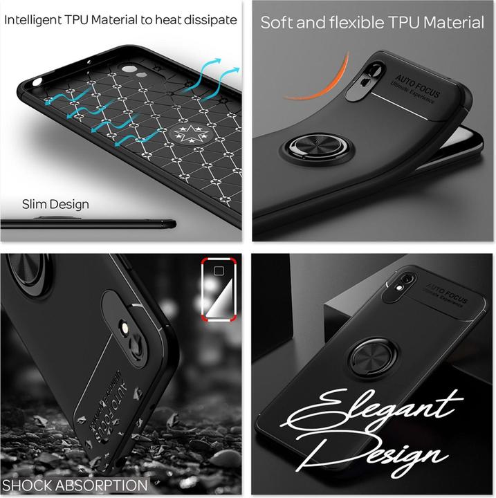 Produktbild Nalia Ring Handyhülle (Xiaomi Redmi 9A)