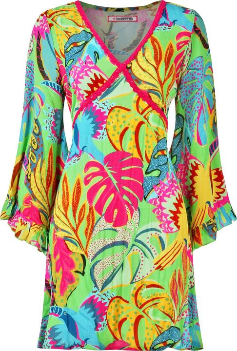 Actual product image Joe Browns Tropical Print Long Sleeve Tunic Dress (12)