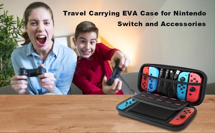 Image du produit PhoneLook Étui de transport boîte de protection pour Nintendo Switch (1ère génération) avec compartiments et v (Switch)