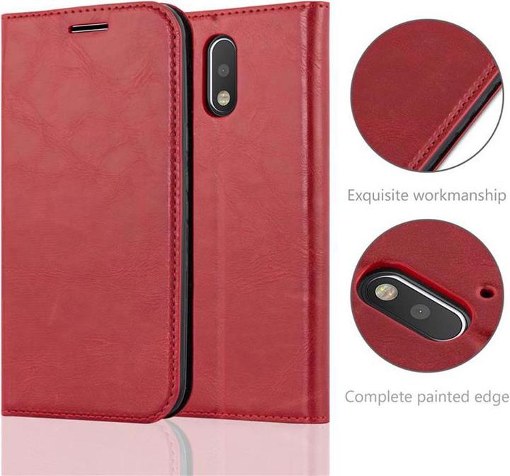 Produktbild Cadorabo Book Invisible Magnet Cover (Motorola Moto G4 Plus, Motorola Moto G4)
