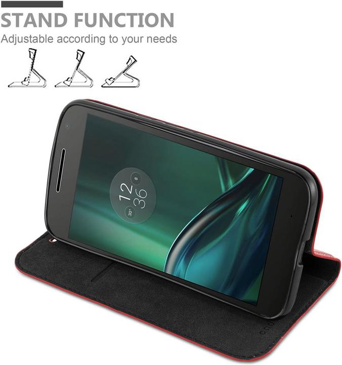 Produktbild Cadorabo Book Invisible Magnet Cover (Motorola Moto G4 Plus, Motorola Moto G4)