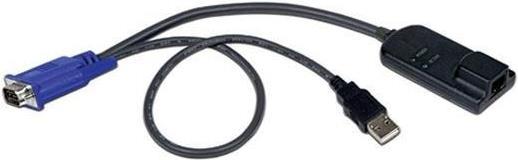 Image du produit Dell Câble KVM pour VGA USB kb mouse supp virtual media CAC et USB2.0 Used w/ DMPU and DAV KMV Conso